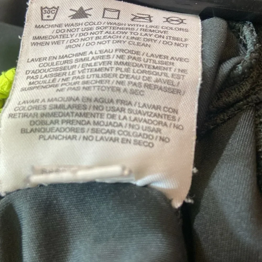 10/$50 Nike Kids Black Gray and Yellow Athletic Shorts Size S